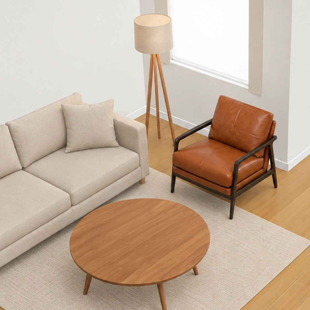 Customer visualizes the product in a room